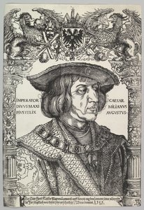 Portrét císaře Maxmiliána I., 1519.