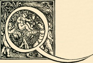 Q - An Alphabet od Hanse Weiditze, c1520-1521, 1908.