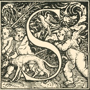 S - An Alphabet od Hanse Weiditze, c1520-1521, 1908.