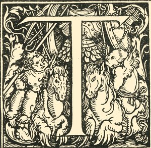 T - An Alphabet od Hanse Weiditze, c1520-1521, 1908. od Hans Weiditz