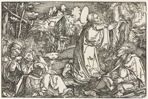 Agónie v zahradě od Hans Weiditz