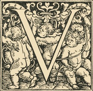 V - An Alphabet od Hanse Weiditze, c1520-1521, 1908. od Hans Weiditz