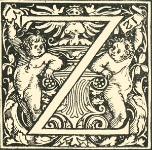 Z - An Alphabet od Hanse Weiditze, c1520-1521, 1908.