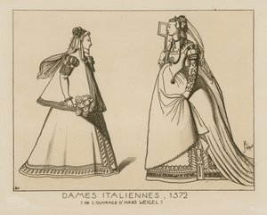 Italské ženy, 1572 od Hans Weigel