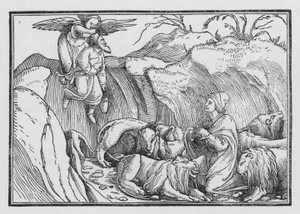Daniel v Doupěti lvů, Bel a drak I, 36 od Hans after Holbein the Younger