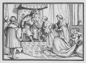 Esther je korunovaná královna, Esther II, 17 od Hans after Holbein the Younger