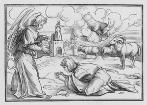 Gabriel Comforteth Daniel, Daniel VIII, 17 od Hans after Holbein the Younger