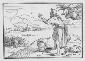 Habakuk si stěžoval na nepravost země, Habakuk I, 2 od Hans after Holbein the Younger