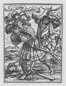 Holbeinův Tanec smrti: Hrabě od Hans after Holbein the Younger