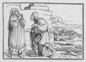 Nehemiáš Mourneth, Fasteth a Prayeth, Nehemiah I, 3 od Hans after Holbein the Younger