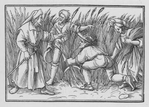 Ruth Gleaneth na Boazových polích, Ruth II, 5 od Hans after Holbein the Younger