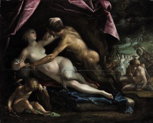 Pan a Selena od Hans von Aachen