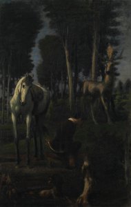Tři jezdci II: sv. Hubert od Hans von Marées