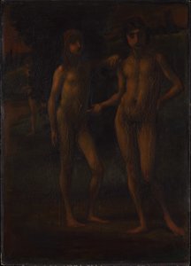 Mladíci v krajině („Dva mladíci“) od Hans von Marées