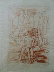 Kompoziční studie o „zlatém věku“ od Hans von Marées