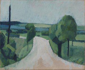 Silnice poblíž Fåborg na Funen od Harald Giersing