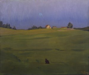 Venkovská silnice od Harald Oscar Sohlberg
