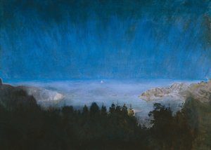 Z Kjerringviku (olej na plátně) od Harald Oscar Sohlberg