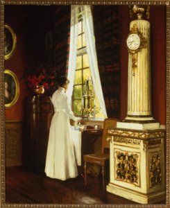 H.Slott-Möller, Ranní káva / Obraz, 1914