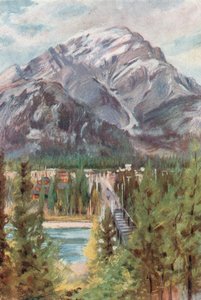 Hora Cascade, Banff od Harold Copping