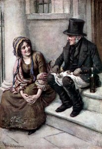 Charles Dickens „The Chimes“ od Harold Copping