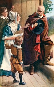 Christianina návštěva od Harold Copping