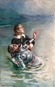 Přechod přes řeku od Harold Copping