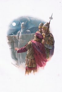 Duch, ilustrace z Hamleta od Harold Copping