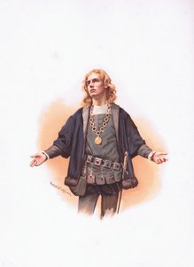 Hamlet, ilustrace z Hamleta od Harold Copping