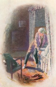 Ilustrace pro Vánoční koledu od Charlese Dickense od Harold Copping