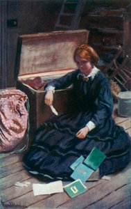 Ilustrace pro Dobré manželky Louisa M Alcott od Harold Copping