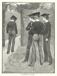 V nemilosti (litografie) od Harold Copping