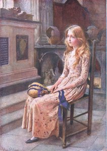 Malá Nell ve starém kostele, ilustrace k 