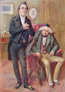 Mr Pecksniff a Old Martin Chuzzlewit, ilustrace pro 