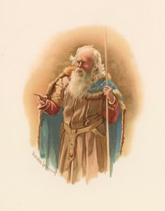 Polonius ze Shakespearova Hamleta od Harold Copping