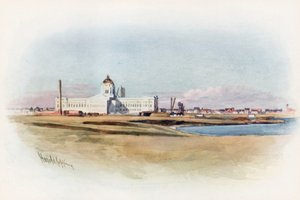 Regina, Saskatchewan, Nová budova parlamentu v průběhu erekce od Harold Copping