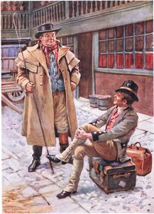 Sam Weller a jeho otec, ilustrace k 