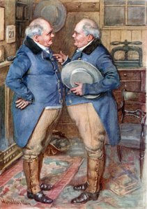 The Brothers Cheeryble (barevné lito) od Harold Copping