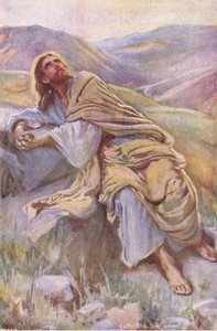 The temptation, ilustrace z Harold Copping Pictures: The Crown Series, c.1920 od Harold Copping