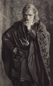 Mladý princ byl zahalen hlubokou melancholií. od Harold Copping
