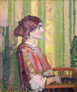 Paní Robert Bevan, kolem roku 1913 (olej na plátně) od Harold Gilman
