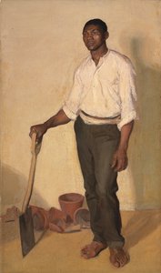 Mustan puutarhurin muotokuva, n. 1905