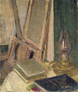 Interiér studia od Harold Gilman