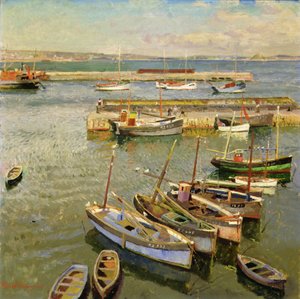 Lodě, přístav Newlyn