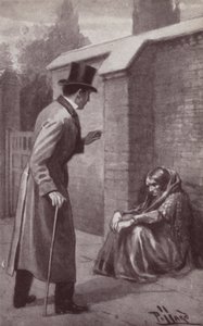 Ilustrace pro The Mystery Of Edwin Drood od Charlese Dickense (litho) od Harold Hume Piffard