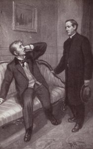 Ilustrace pro The Mystery Of Edwin Drood od Charlese Dickense (litho) od Harold Hume Piffard