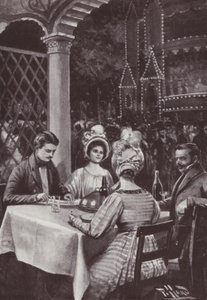 Ilustrace pro Vanity Fair od Williama Makepeace Thackeraye (litho) od Harold Hume Piffard