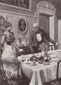 Ilustrace pro Vanity Fair od Williama Makepeace Thackeraye (litho) od Harold Hume Piffard
