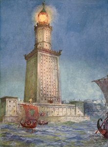 Starověký maják Středomoří: Pharos z Alexandrie