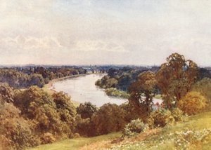 Z Richmond Hill (barevná litografie) od Harold Sutton Palmer
